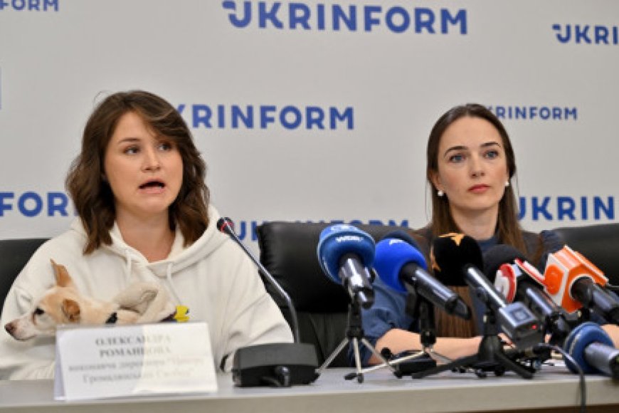 Don't let Putin in, Nobel prize winner Oleksandra Romantsova tells SA