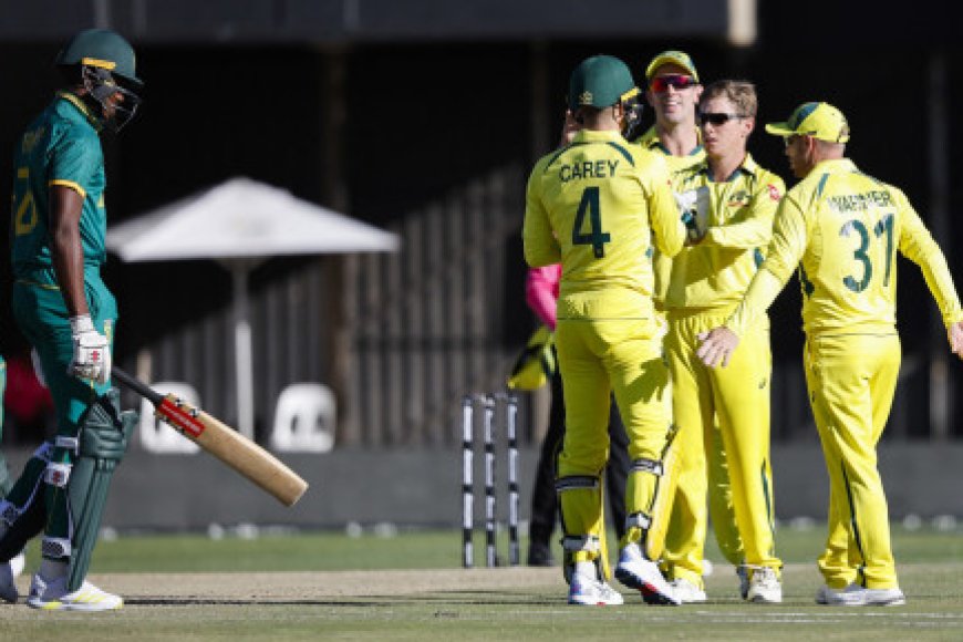 Australia beat South Africa by three wickets in 1st ODI