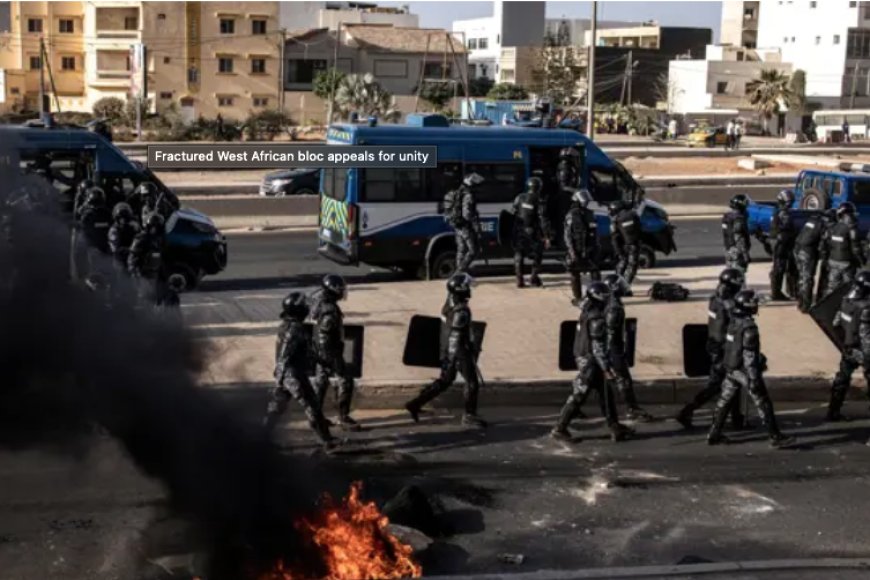 Fractured West African bloc appeals for unity