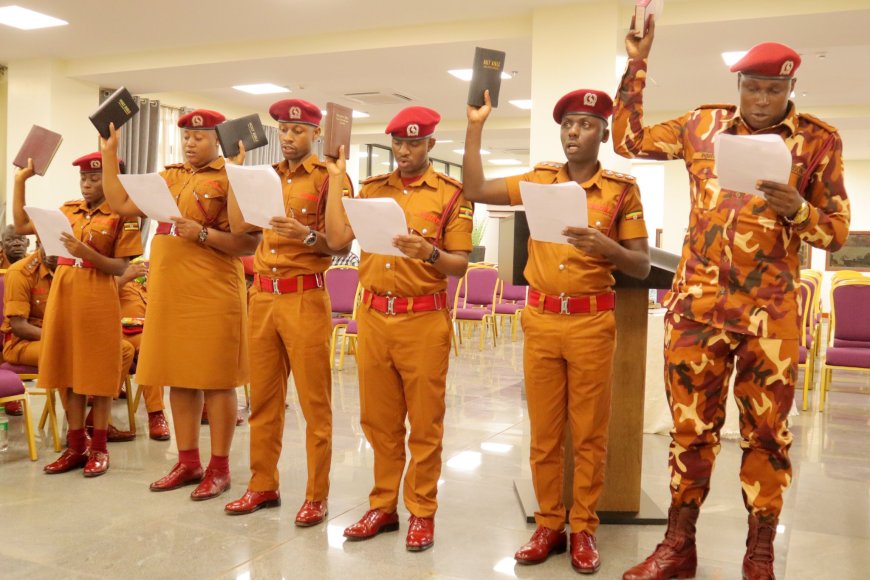 109 Senior Prison Officers Sworn in as Justices of the Peace to Boost Justice Delivery