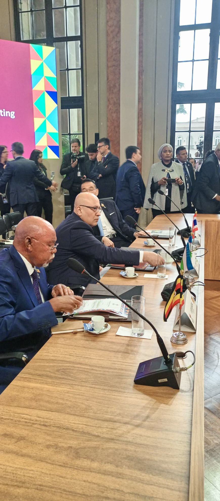 Uganda Embraces Strategic South-South Cooperation: Hon. Gen. Odongo Jeje Abubakhar's Remarks at the BRICS Foreign Ministers' Meeting in Brazil