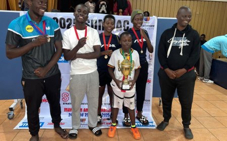 Mbale Tigers Table Tennis Club Makes Historic Win at 2025 SUMOAC Tournament in Nairobi